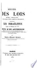 Recueil des lois