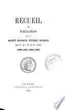 Recueil des publications