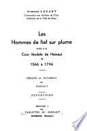 Recueil ... des Tablettes du Hainaut