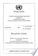 Recueil Des Traités