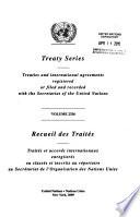 Recueil Des Traités