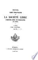 Recueil des travaux