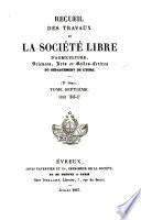 Recueil des travaux