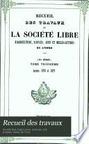 Recueil des travaux