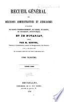 Recueil général de l'enregistrement et du notariat