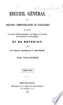 Recueil général de l'enregistrement et du notariat