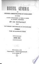 Recueil général de l'enregistrement et du notariat