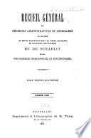 Recueil général de l'enregistrement et du notariat