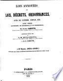Recueil général des lois et des arrêts, en matière civile, criminelle, commerciale et de droit public, depuis l'avénement de Napoléon