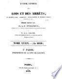Recueil général des lois et des arrêts en matière civile, criminelle, commerciale et de droit public par J. B. Sirey