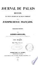 Recueil général des lois et des arrêts fondé par J. B. Sirey, Journal du Palais, Pandectes françaises périodiques