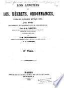 Recueil général des lois et des arrêts
