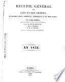 Recueil général des lois et des arrêts