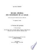 Recueil général des mosaïques de la Gaule