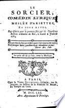 Recueil general des opera bouffons, qui ont ete representes a Paris avec les ariettes en musique