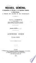 Recueil Penant