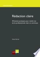 Rédaction claire