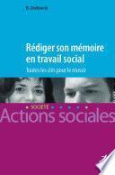 Rédiger son mémoire en travail social