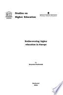 Rediscovering Higher Education in Europe