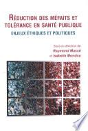Réduction des méfaits et tolérance en santé publique