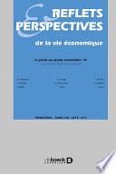 Reflets et perspectives de la vie économique