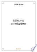 Réflexions désobligeantes