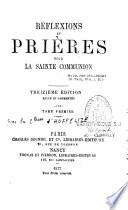Réflexions et prières pour la Sainte Communion