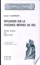 Réflexions sur la puissance motrice du feu