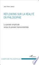 Réflexions sur la réalité en philosophie