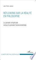 Réflexions sur la réalité en philosophie