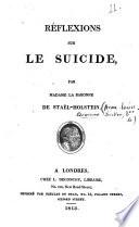 Réflexions sur le suicide