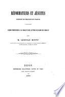 Réformateurs et jésuites