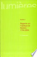 Regards sur l'optique de Newton