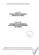 Register of Development Research Projects in Africa