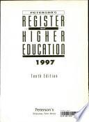 Register of Higher Education 1997