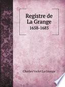Registre de La Grange