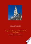 Registre des bourgeois d'Arras BB48 2ème partie