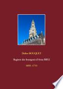 Registre des bourgeois d'Arras BB52 - 1693-1711
