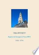 Registre des bourgeois d'Arras BB54 - 1731-1774