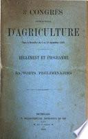 Réglement et programme