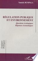 Régulation publique et environnement