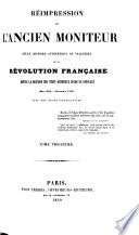 Réimpression de l'ancien Moniteur: Assemblée constituante