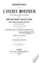 Réimpression de l'ancien Moniteur: Convention nationale