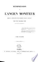 Réimpression de l'ancien Moniteur