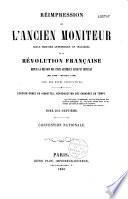 Réimpression de l'ancien Moniteur