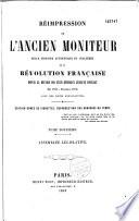Réimpression de l'ancien Moniteur