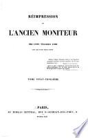 Réimpression de l'Ancien Moniteur