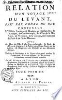 Relation d'un voyage du Levant fait par ordre du roy ... par Joseph Pitton de Tournefort