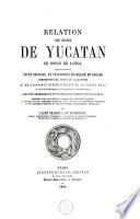 Relation des choses de Yucatan