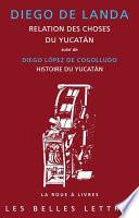 Relation des choses du Yucatàn (1560)